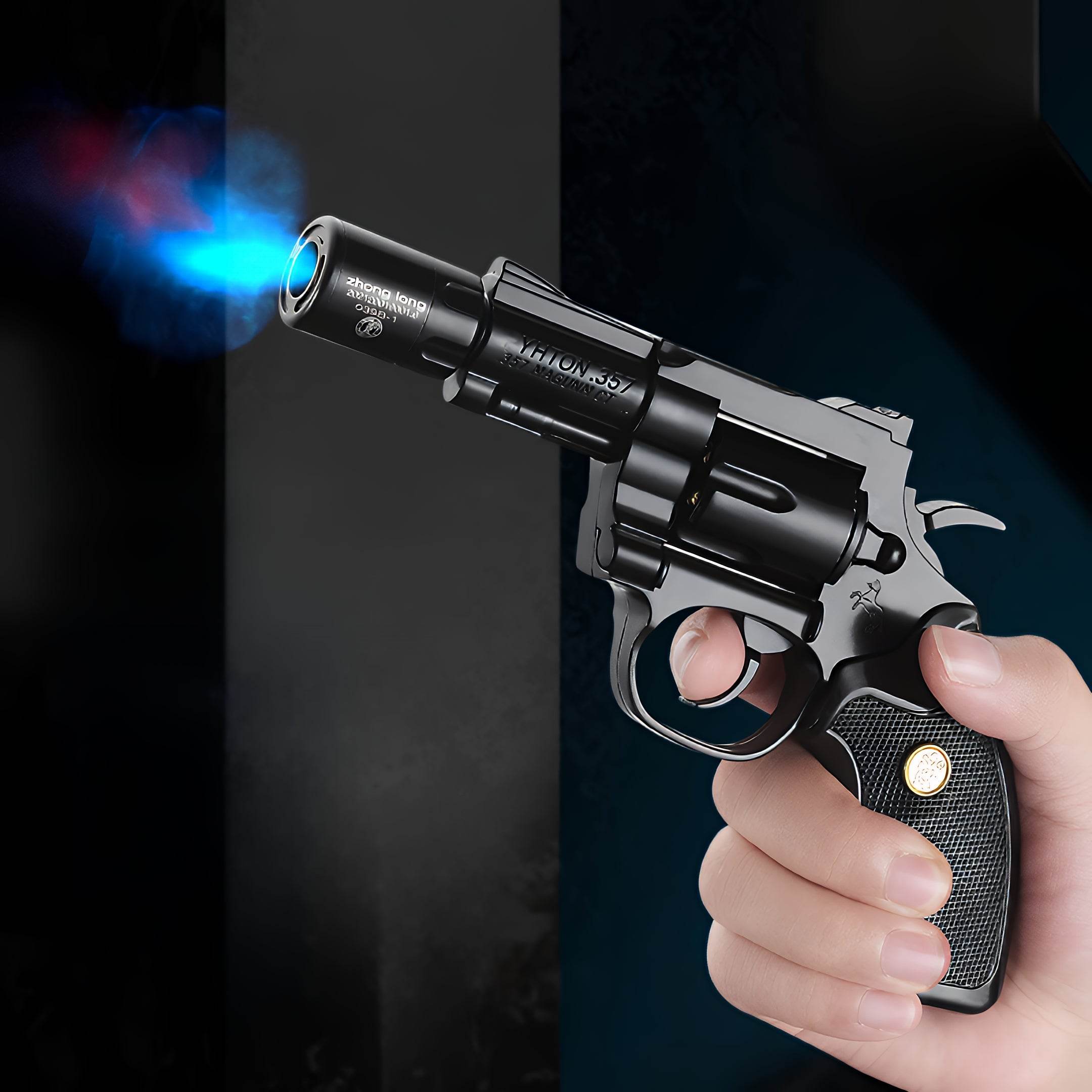 Python Revolver Lighter - GHOST RIG