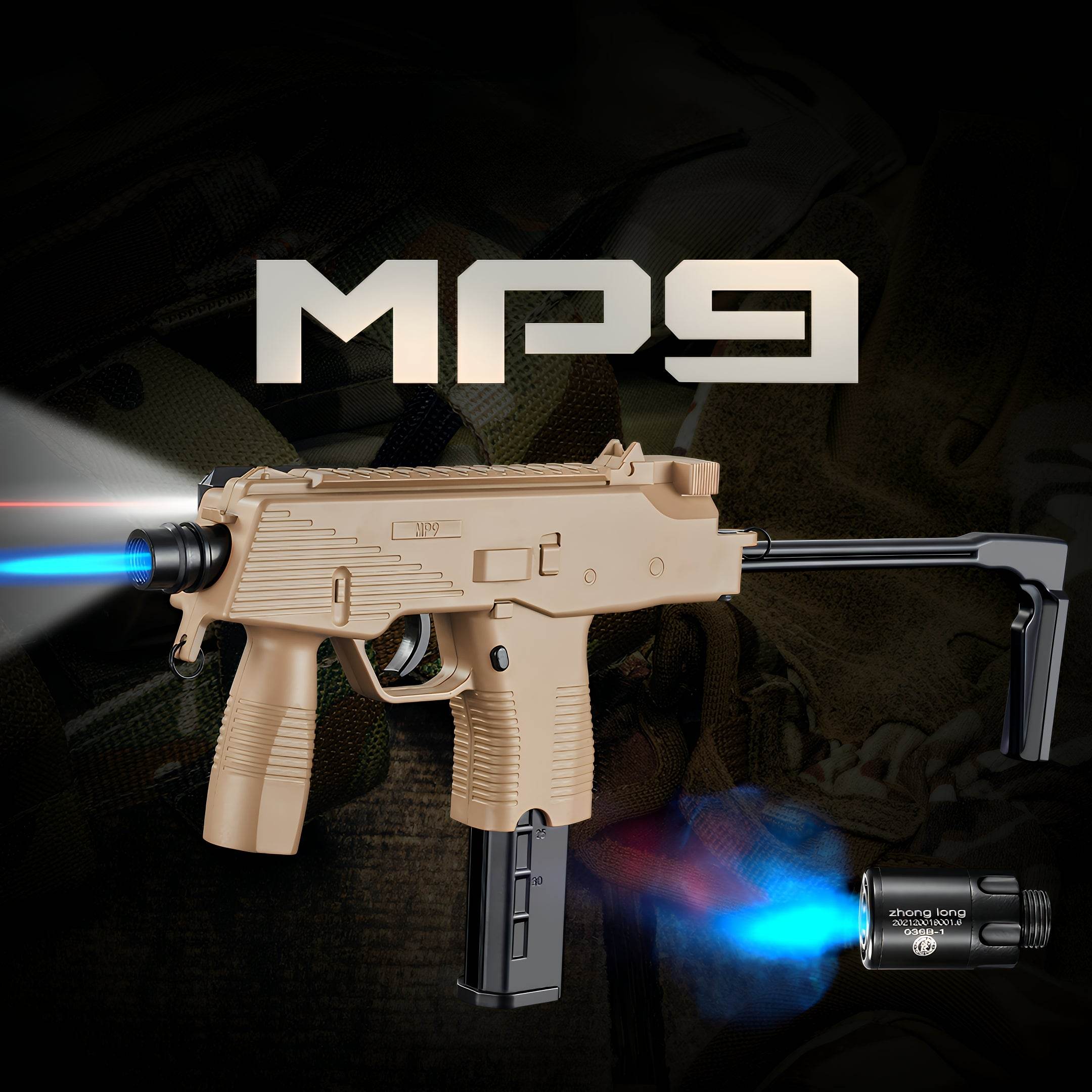 MP9 Submachine Gun Lighter (With Replaceable Multi-Function Magazine) - GHOST RIG