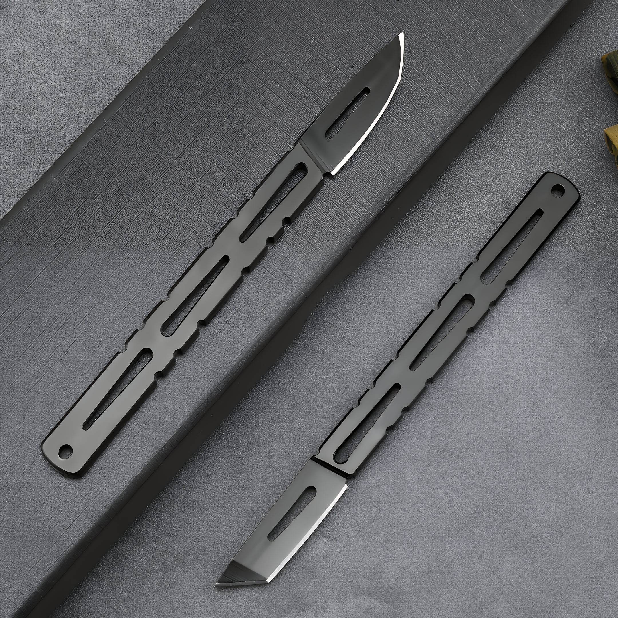Outdoor Thin Handle Short Fixed Blade (GR-A-002) - GHOST RIG