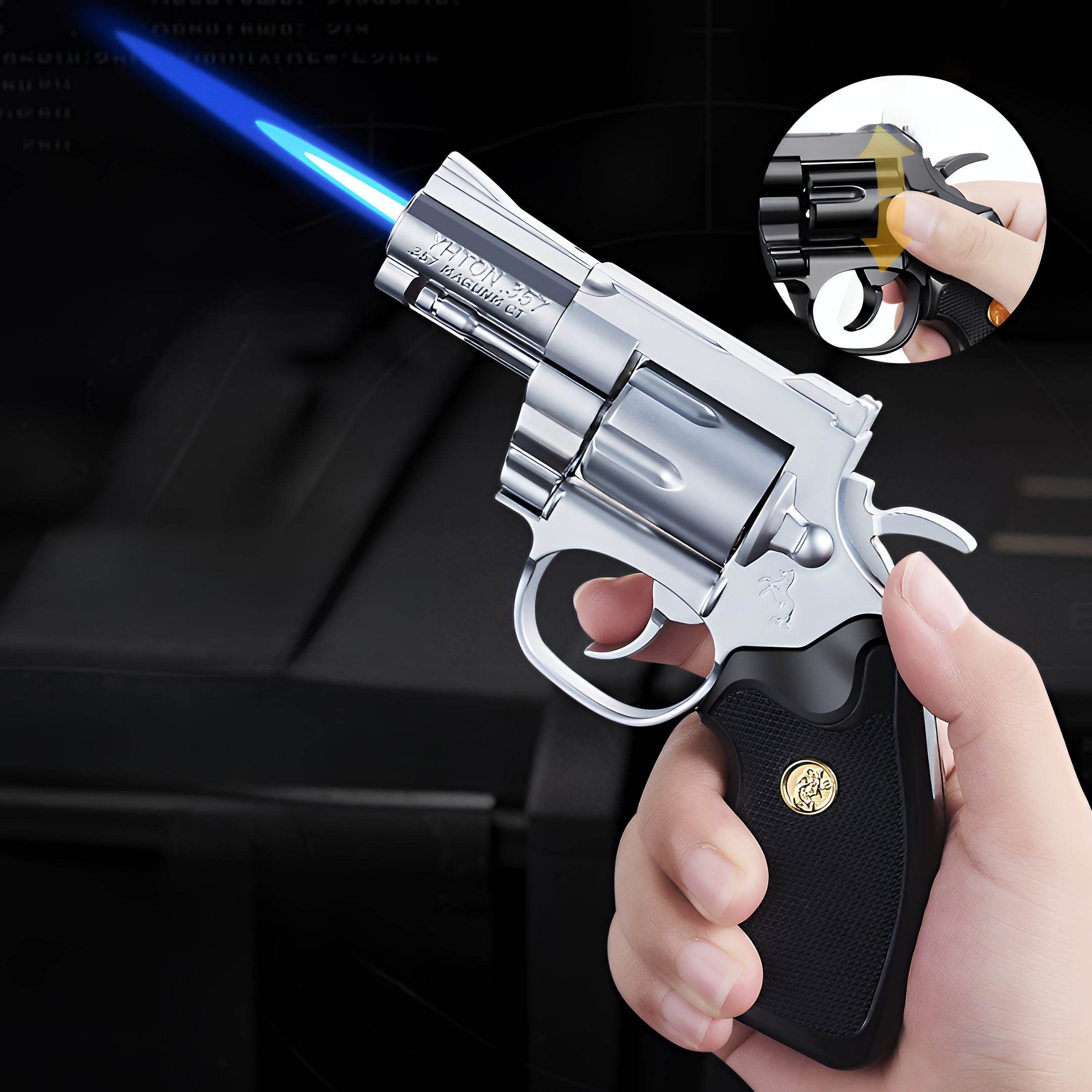 Python Revolver Lighter - GHOST RIG
