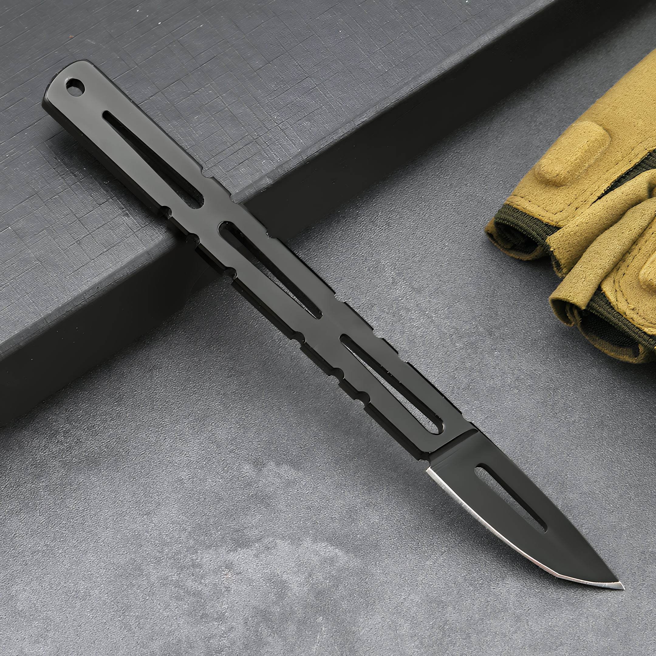 Outdoor Thin Handle Short Fixed Blade (GR-A-002) - GHOST RIG